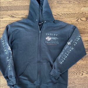 Harley-Davidson Charcoal Zip-Up Hoodie